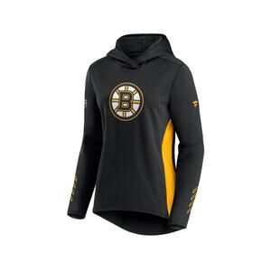 Women's Boston Bruins Fanatics Black/Gold Authentic Pullover Hoodie Size L